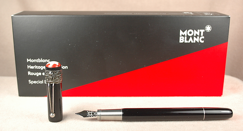 Pre-Owned Pens: 5500: Mont Blanc: Rouge et Noir Spider Metamorphosis